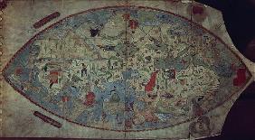 Genoese world map, designed by Toscanelli 