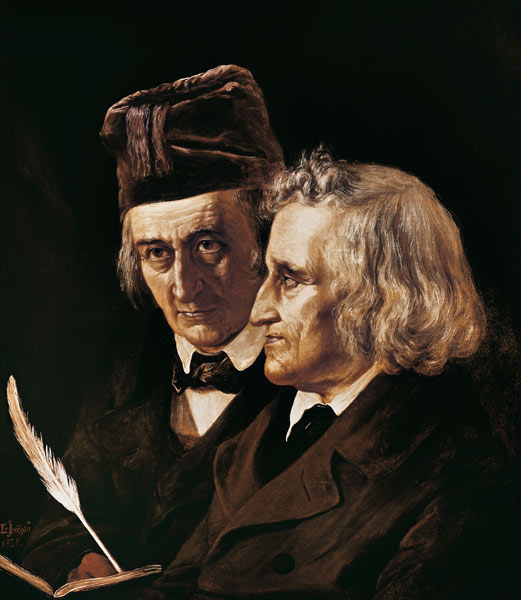 Jacob and Wilhelm Grimm , Jerichau à Jerichau