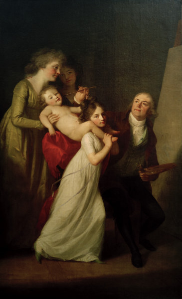 Joh.Friedr.Aug.Tischbein, Family portr. à Johann Friedrich August Tischbein