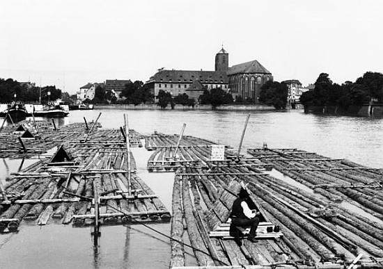 The Oder at Breslau (modern day Wroclaw) Poland, c.1910 à Jousset