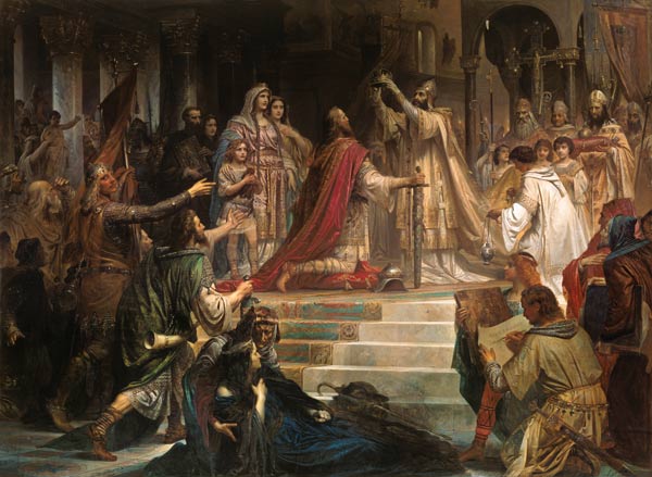 Charlemagne, coronation à Kaulbach