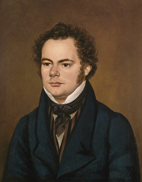 Schubert , Portrait by Eybl à Mähler
