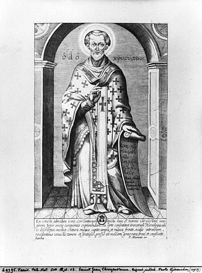 Saint John Chrysostome, 17th century à Mariette P.
