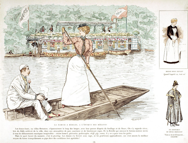 Thames in Henley , Illustration, Mars à Mars