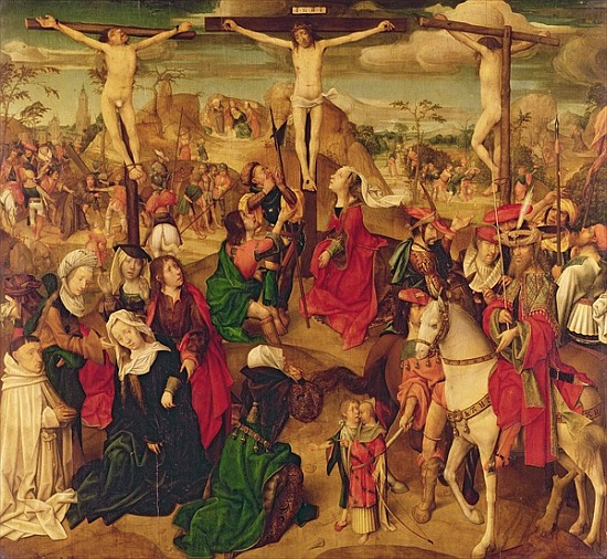 Scenes from the Passion of Christ, 1510 (oil on oak) à Maître de Delft