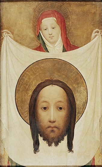 Saint Veronica with the Sudarium, c.1420 (oil on walnut) à Maître de Saint Veronica