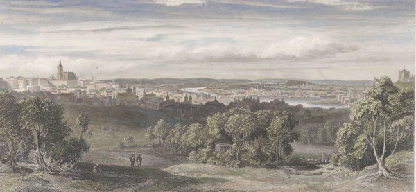 Panoramic view of Prague , Poppel à Poppel