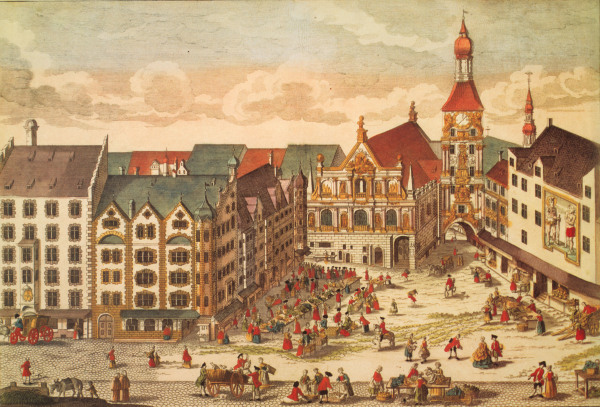 Munich , Old Town Hall à Probst