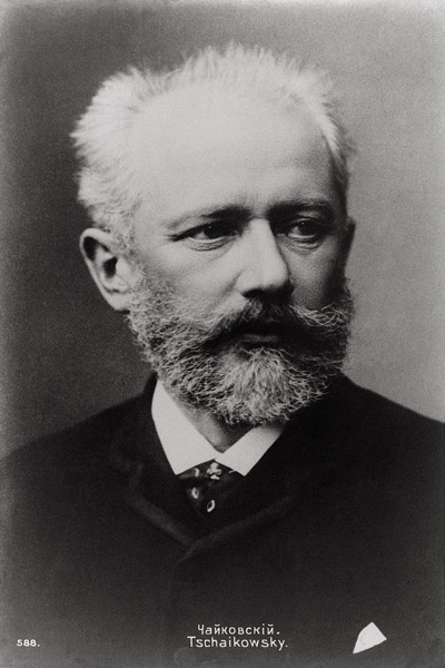 Piotr Ilyich Tchaikovsky (1840-93) (b/w photo)  à Photographe russe
