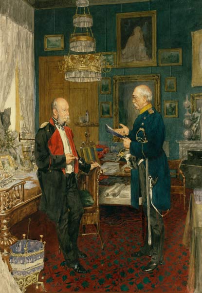 Bismarck with Wilhelm I à Siemenroth