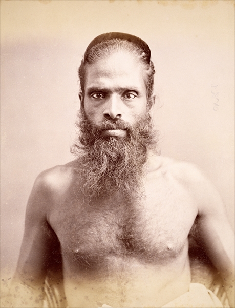 Sinhalese Man, published c.1880 (albumen print)  à Skeen & Co. (1870s-90s)