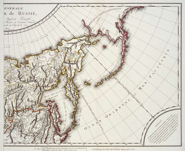 Map of Russia , Tardieu 1812 à Tardieu