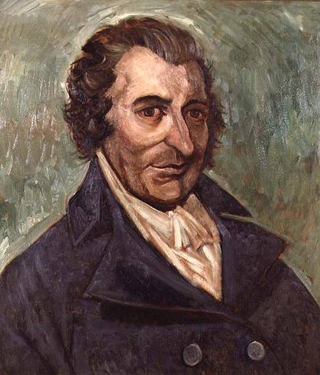 Portrait of Thomas Paine (1737-1809) à A. Easton