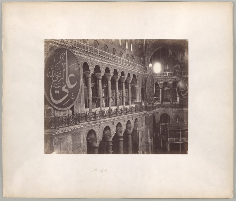 Constantinople: Interior of the Hagia Sophia à Abdullah Frères