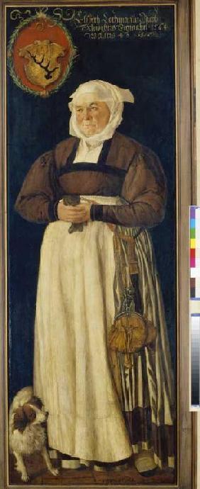 portrait d'Elisabeth Hochmann, épouse du Jacob Schwytzer