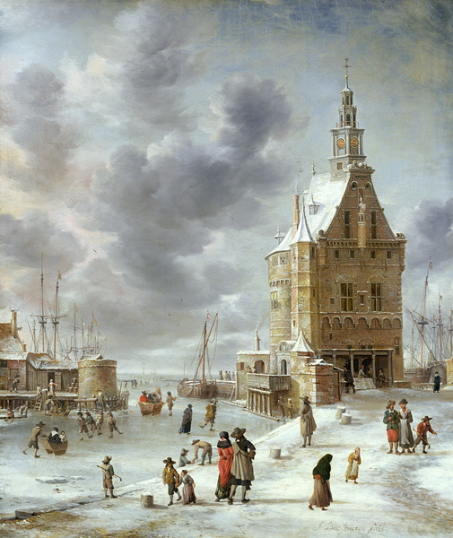 The City Gate of Hoorn à Abraham Beerstraten