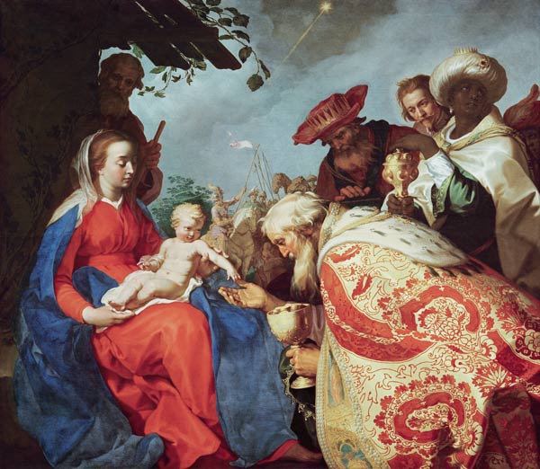 The Adoration of the Magi à Abraham Bloemaert