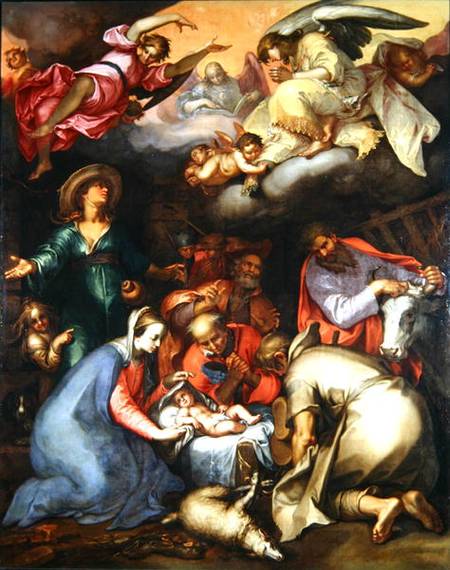 Adoration of the Shepherds à Abraham Bloemaert