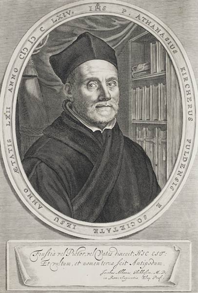 Portrait of Athanasius Kircher (1602-1680) à Abraham Bloemaert