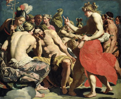 The Gods of Olympus (oil on canvas) à Abraham Janssens van Nuyssen