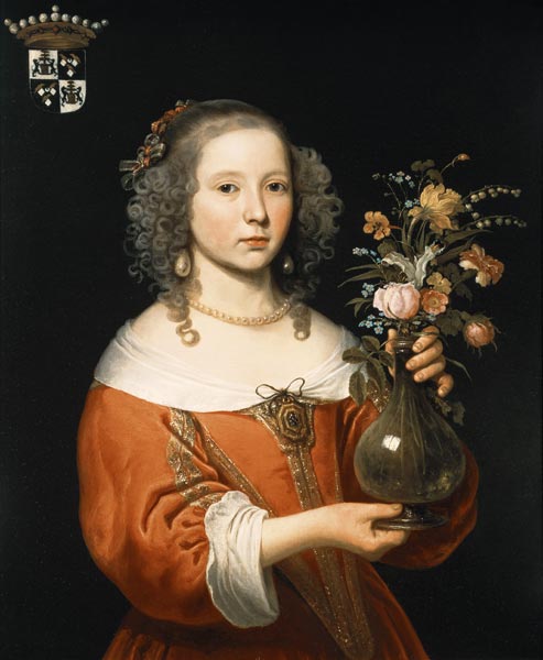 Portrait of a Young Girl à Abraham Lamberts Jacobsz van den Tempel