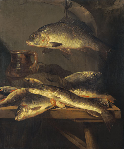 Still Life with Carp à Abraham van Beyeren