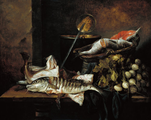 Fischstillleben à Abraham van Beyeren