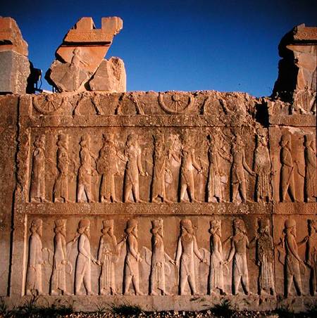 Relief from the north portico frieze of the Apadana à Achaemenid