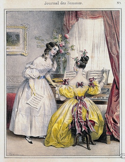 Prelude, from ''Journal des Femmes'', 1830-48 à Achille Deveria