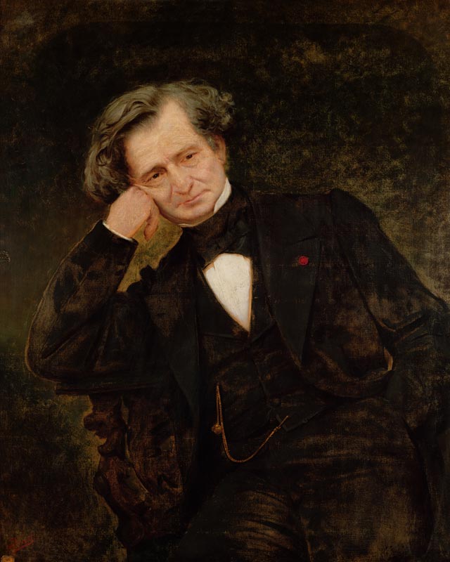 Portrait de Hector Berlioz (1803-69) à Achille Peretti