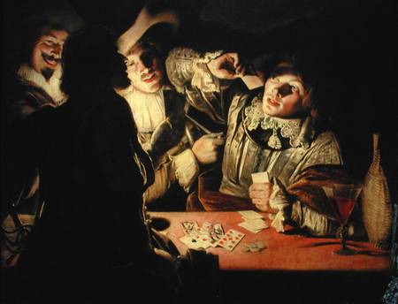 The Card Players à Adam de Coster