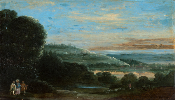 Landscape with the Walk to Emmaus à Adam Elsheimer