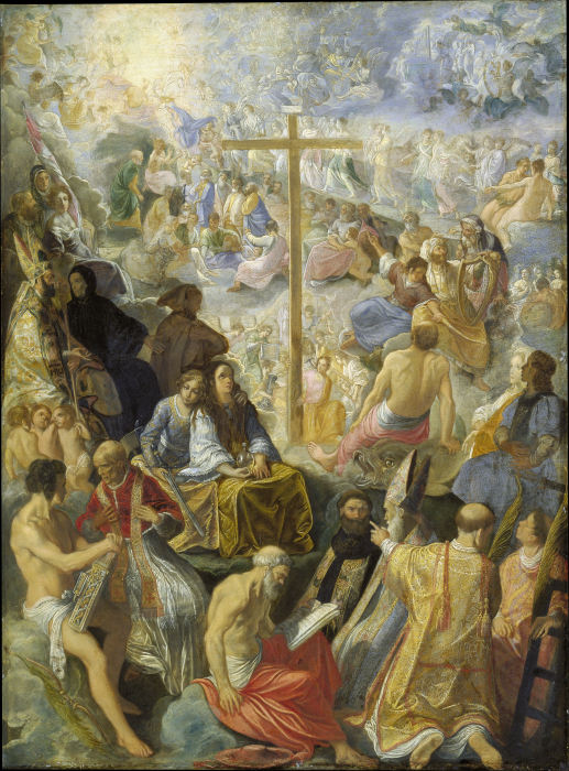 The Frankfurt Altarpiece of the Exaltation of the True Cross à Adam Elsheimer