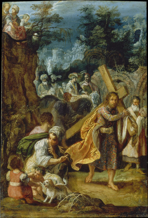 The Frankfurt Altarpiece of the Exaltation of the True Cross:
Emperor Heraclius’ Entry into Jerusale à Adam Elsheimer