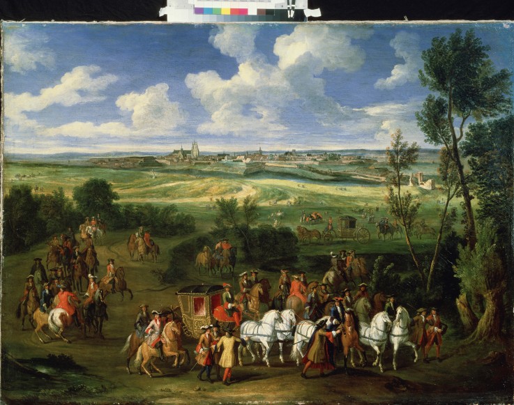 The Royal Convoy à Adam Frans van der Meulen