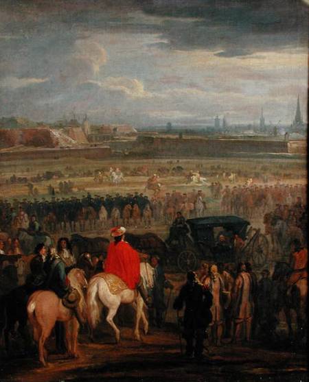 Surrender of the Citadel of Cambrai, 18th April 1677 à Adam Frans van der Meulen