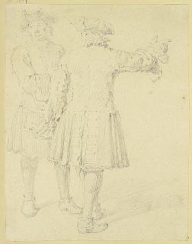 Zwei Männer mit Dreispitz