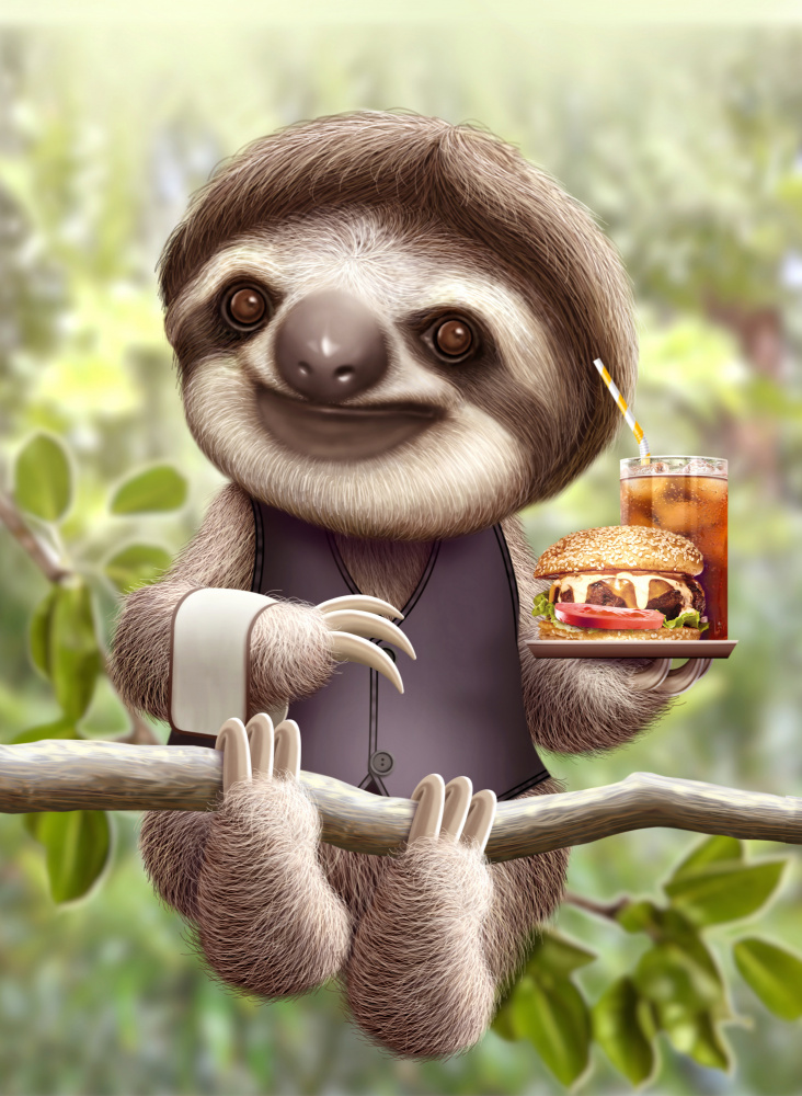 SLOTH ONTREE DELIVERY à Adam Lawless