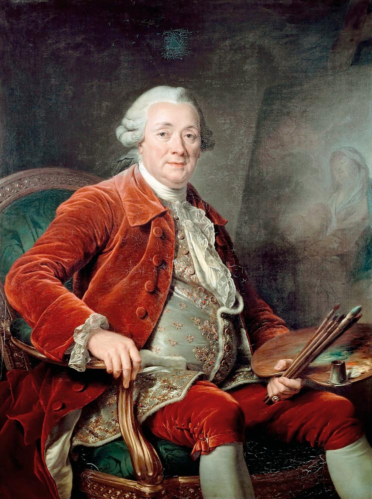 Portrait of Charles-Amédée-Philippe van Loo à Adélaide Labille-Guiard