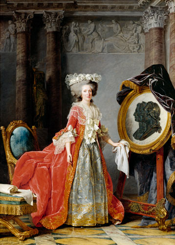 Portrait of Adelaide de France à Adélaide Labille-Guiard