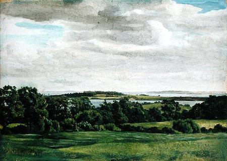 Landscape in Holstein à Adolf Vollmer