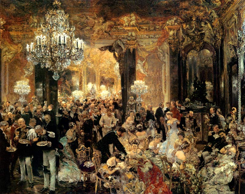 ball et dîner à Adolph Friedrich Erdmann von Menzel