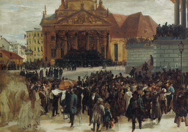 la révolution de mars à Berlin à Adolph Friedrich Erdmann von Menzel