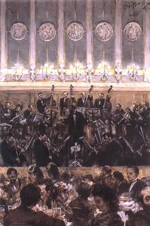 Concert Bilse à Adolph Friedrich Erdmann von Menzel