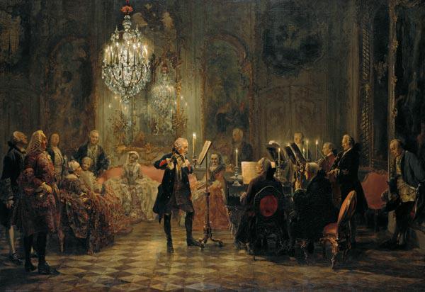 Concert de flute de Frédéric le Grand à Sanssouci