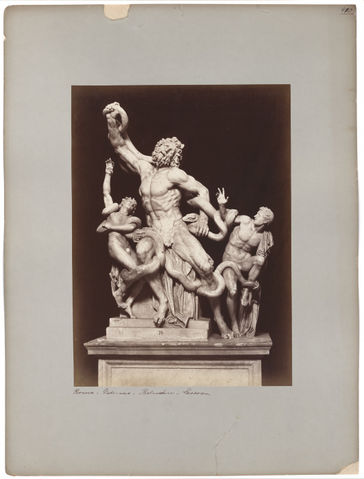 The Laocoon in the Vatican Museum à Adolphe Braun