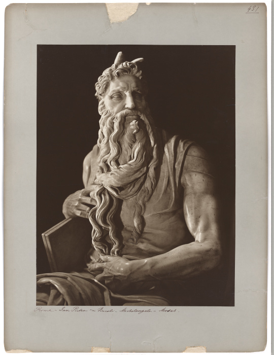 The Moses of Michelangelo à Adolphe Braun