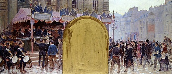 Enrolment of the volunteers, Place du Pantheon à Adolphe Gustave Binet