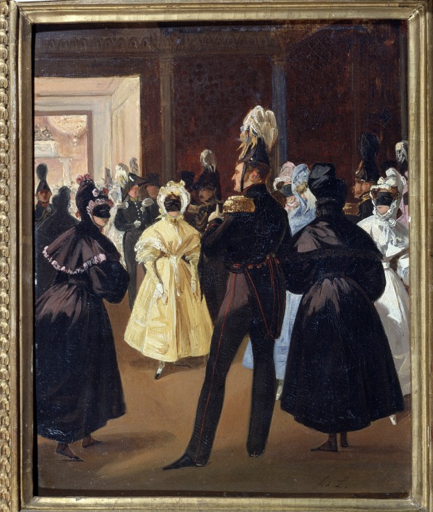 Emperor Alexander I. at the Masquerade Ball à Adolphe Ladurner
