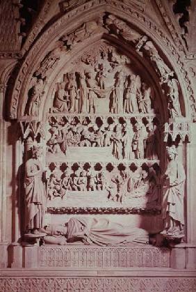 Tomb of Dagobert I (605-39), King of the Franks, restored